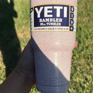 32oz custom yeti glitter tumbler